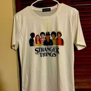 Stranger Things, FancyQube, Short Sleeve, T Shirt, Small, NWT, Blank Faces Group